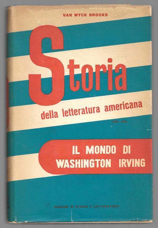 Il mondo di Washington Irving - Van Wyck Brooks - copertina
