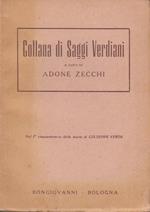 Collana di Saggi Verdiani Nel I Centenario della morte di Giuseppe Verdi