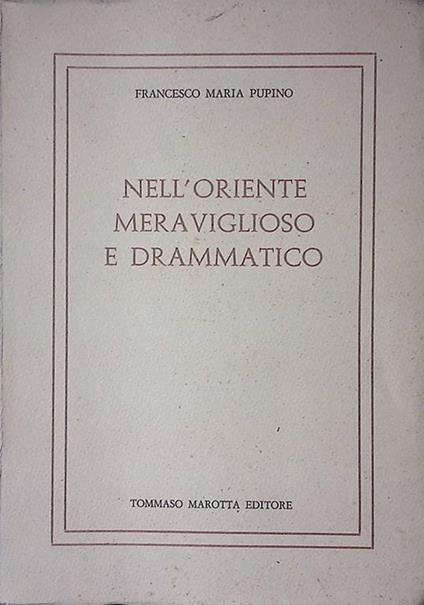 Nell'Oriente meraviglioso e drammatico - copertina