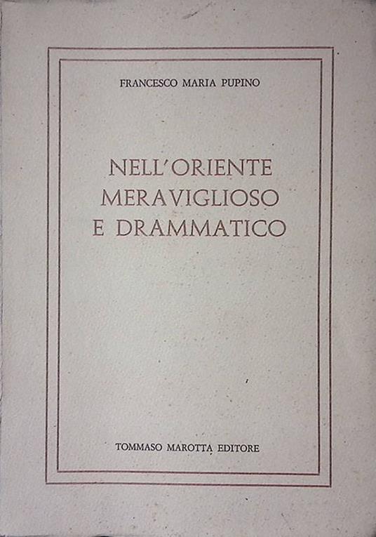 Nell'Oriente meraviglioso e drammatico - copertina