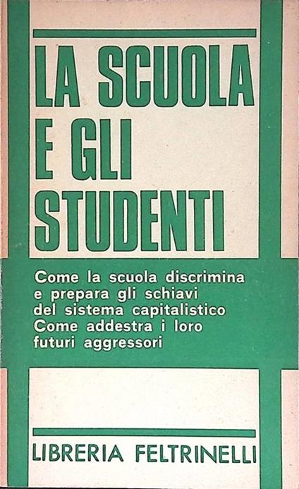 La scuola e gli studenti - copertina