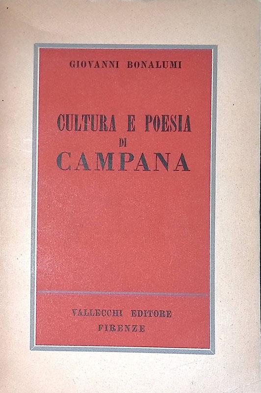 Cultura e poesia di Campana