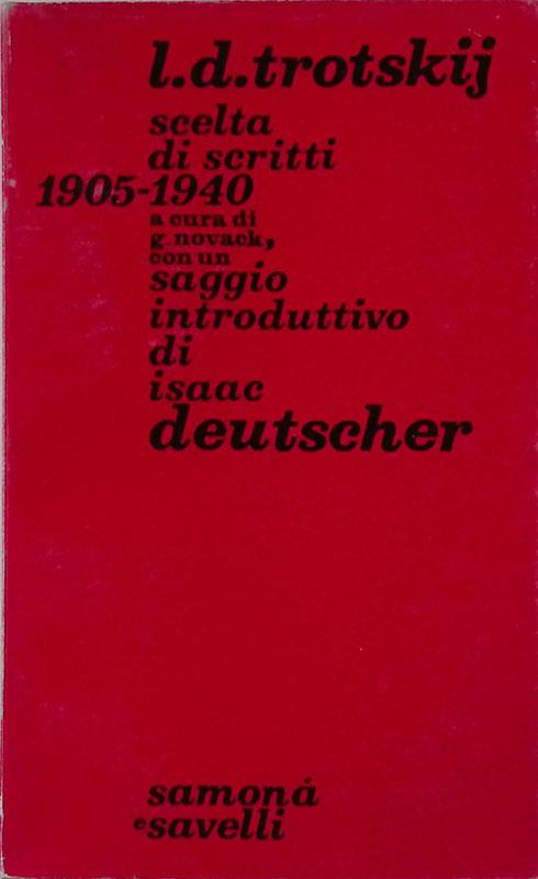 Scelta di scritti 1905-1940