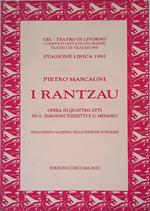I Rantzau. Opera in quattro atti di G. Targioni Tozzetti e G. Menasci