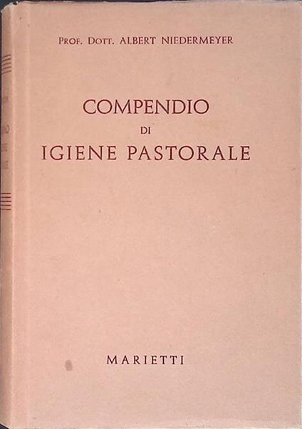 Compendio di igiene pastorale - copertina