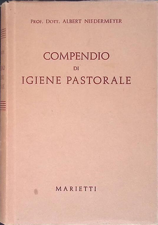 Compendio di igiene pastorale - copertina