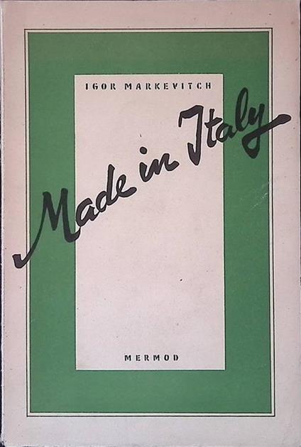 Made in Italy - copertina