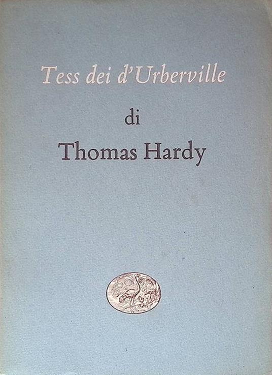 Tess dei d'Urberville - Thomas Hardy - copertina
