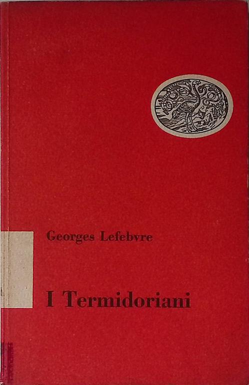 I Termidoriani - Georges Lefebvre - copertina
