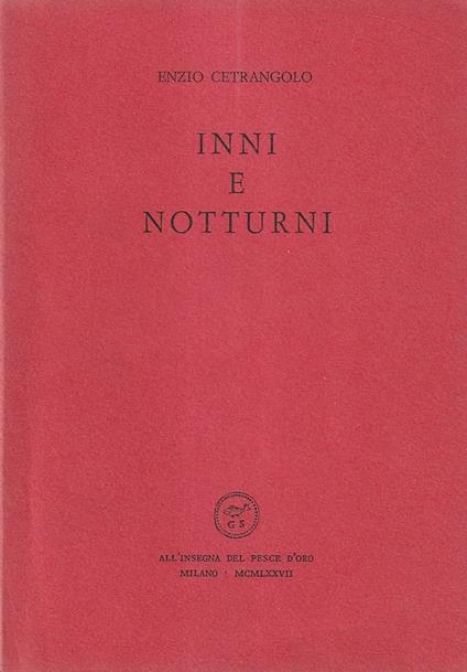 Inni e notturni - Enzio Cetrangolo - copertina