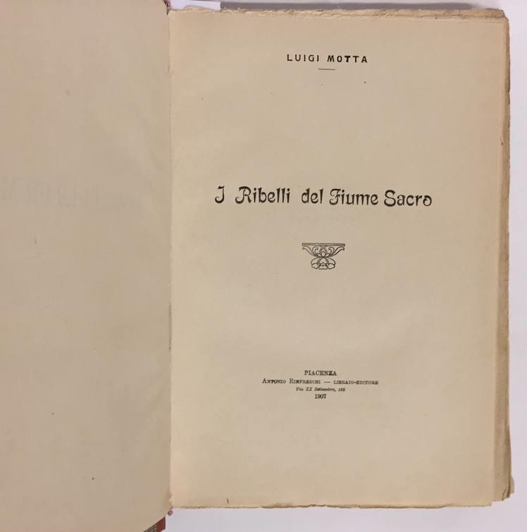 I ribelli del fiume sacro