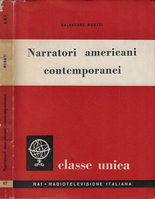 Narratori americani contemporanei - Salvatore Rosati - copertina