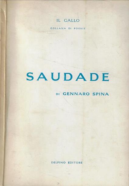 Saudade - copertina
