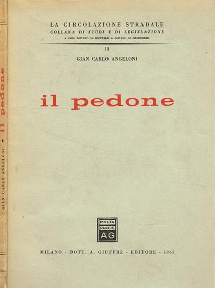 Il pedone - copertina