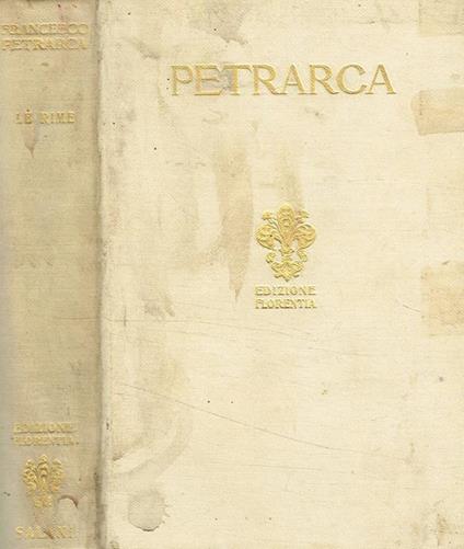 Le rime - Francesco Petrarca - copertina