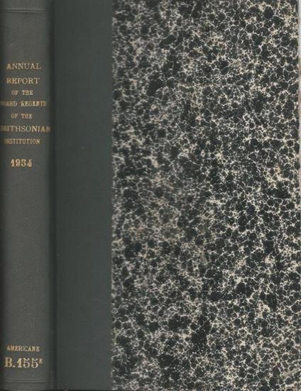 Annual report of the board of regents of the Smithsonian Institution - copertina