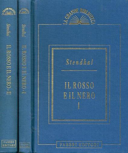 Il rosso e il nero 2voll - Stendhal - copertina