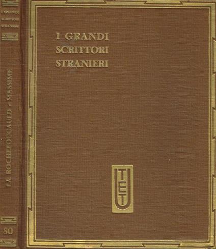 Massime - François de La Rochefoucauld - copertina