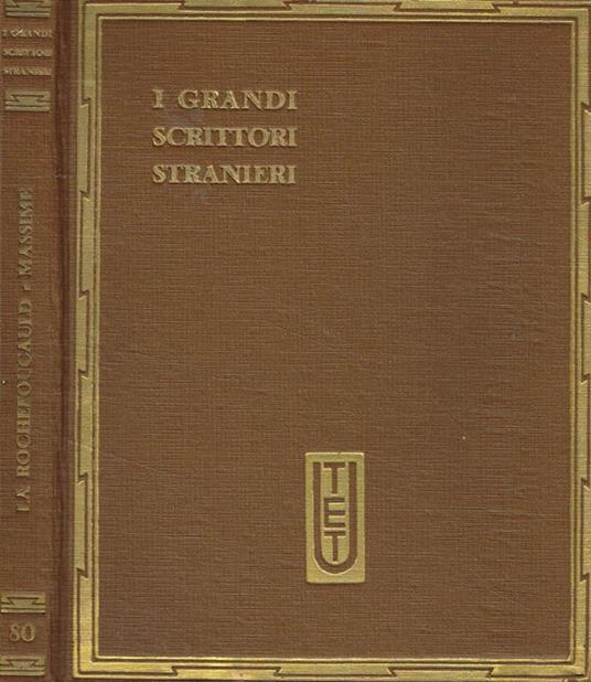 Massime - François de La Rochefoucauld - copertina