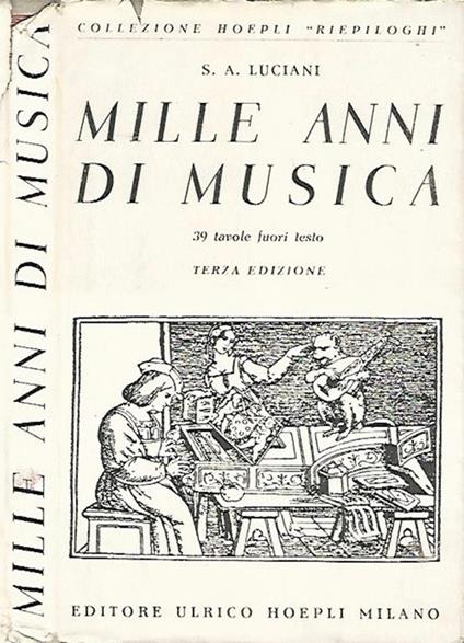 Mille anni di musica - S. A. Luciani - copertina