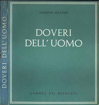 Doveri dell' uomo - Giuseppe Mazzini - copertina