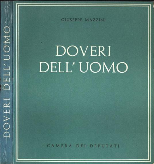Doveri dell' uomo - Giuseppe Mazzini - copertina