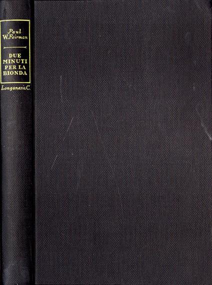 Due minuti per la bionda - copertina