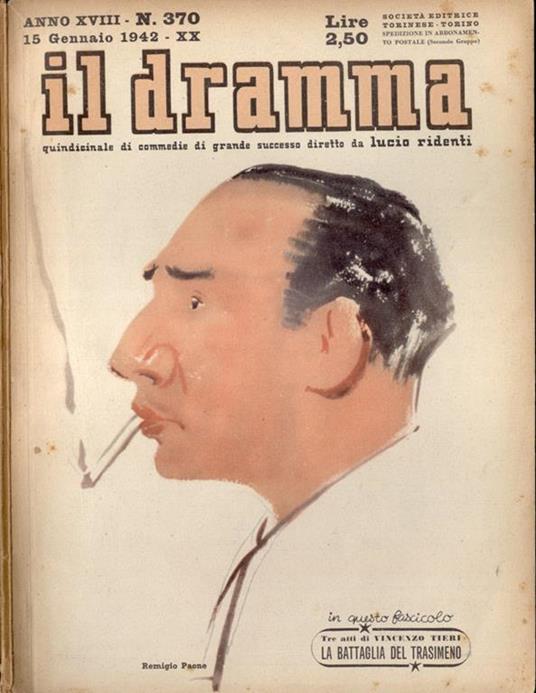 Il dramma Anno XVIII n. 370 - copertina