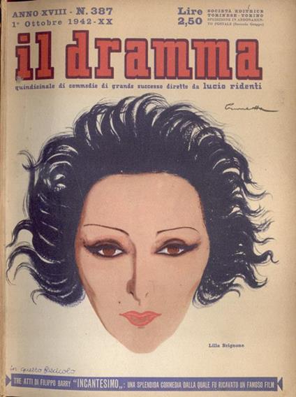 Il dramma Anno XVIII n. 387 - copertina