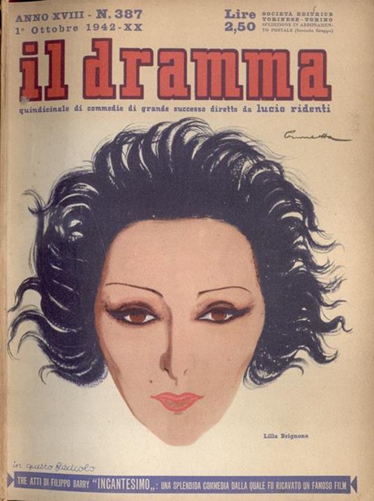 Il dramma Anno XVIII n. 387 - copertina