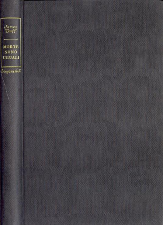 Morte sono uguali - copertina