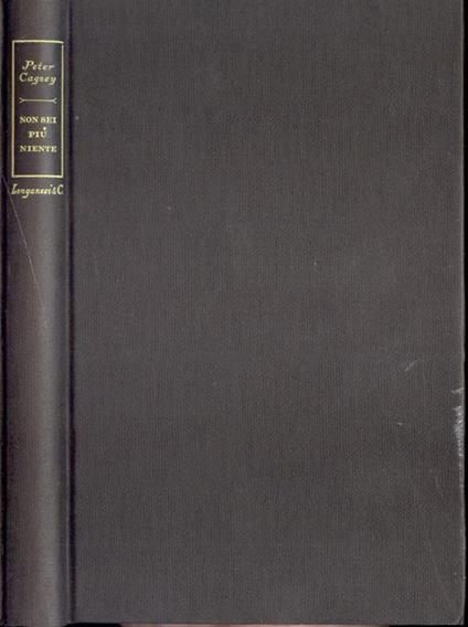 Non sei più niente - copertina
