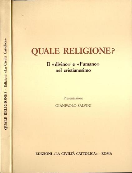 Quale religione? - copertina
