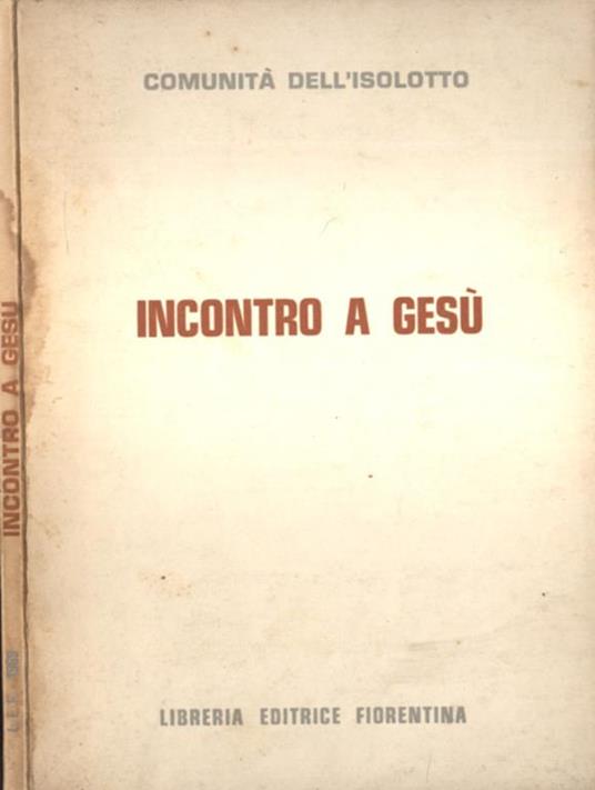 Incontro a Gesù - copertina