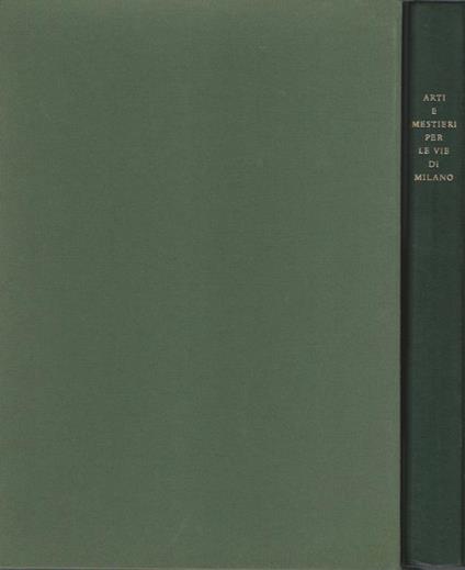 Arti e mestieri per le vie di Milano - copertina
