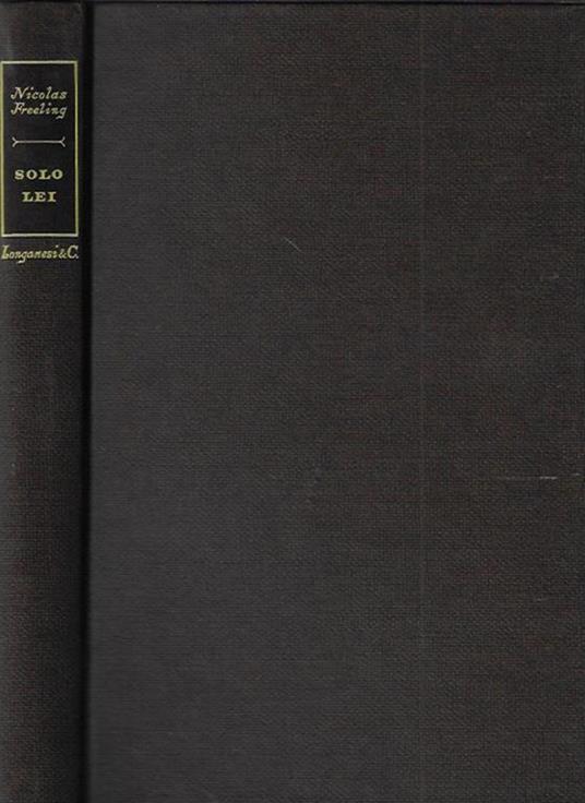 Solo lei - Nicolas Freeling - copertina