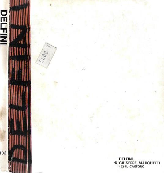 Delfini - Giuseppe Marchetti - copertina