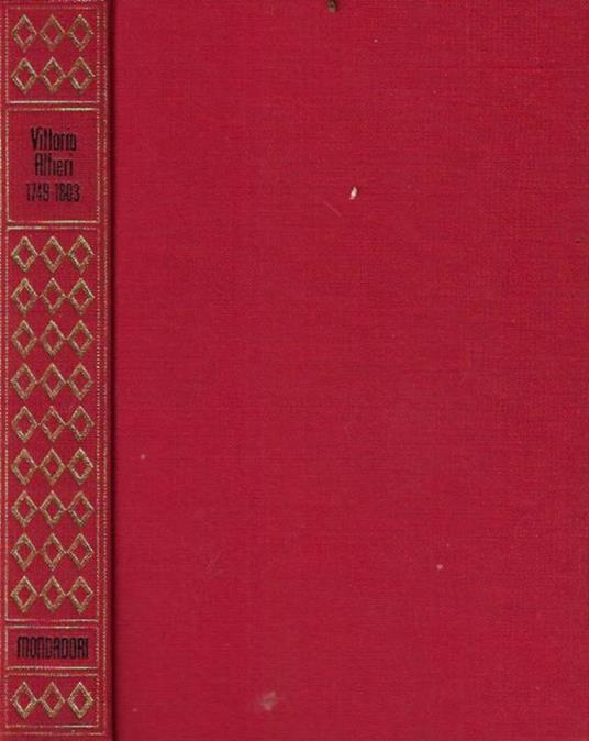 Vittorio Alfieri 1749 - 1803 - Nuccio F. Madera - copertina