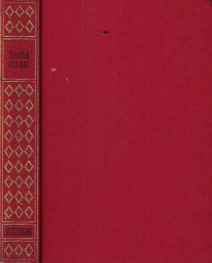 Stendhal 1783 - 1842 - copertina