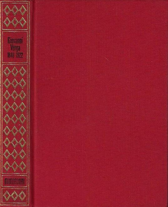 Giovanni Verga 1840 - 1922 - copertina