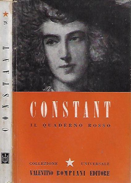 Il quaderno rosso - Benjamin Constant - copertina