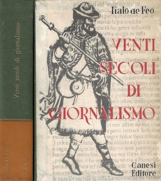 Venti secoli di giornalismo - Italo De Feo - copertina
