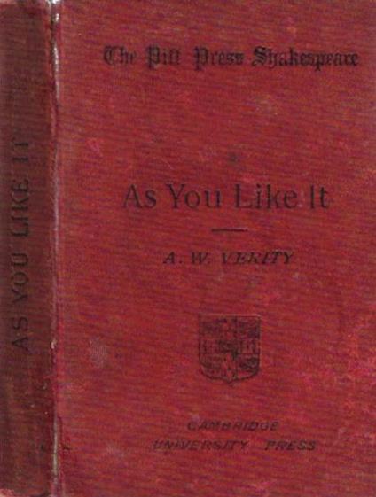 As You Like It - William Shakespeare - copertina