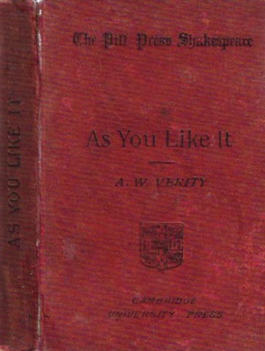 As You Like It - William Shakespeare - copertina