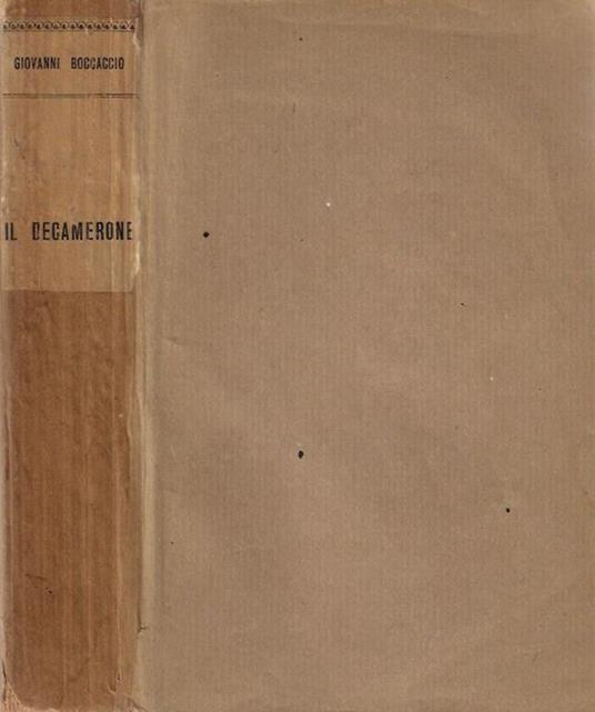 Il Decamerone - copertina