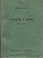 Stagioni a Roma (1934 - 1959). Poesie