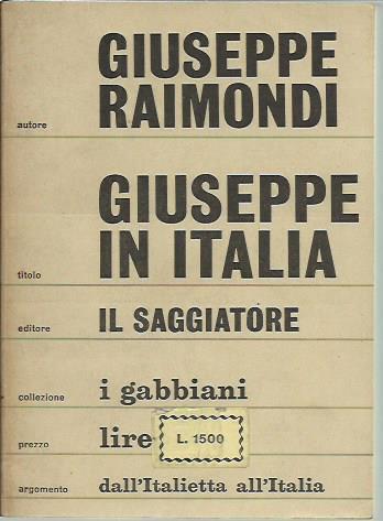Giuseppe in Italia - Giuseppe Raimondi - copertina