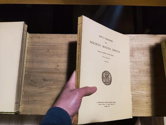 Atti e memorie della società Magna Grecia. Nuova Serie XI-XII (1970-1971) - copertina