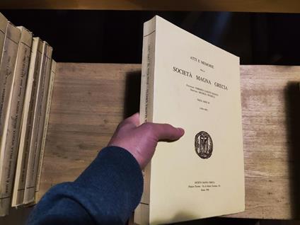 Atti e memorie della società Magna Grecia. Terza Serie III (1994-1995) - copertina