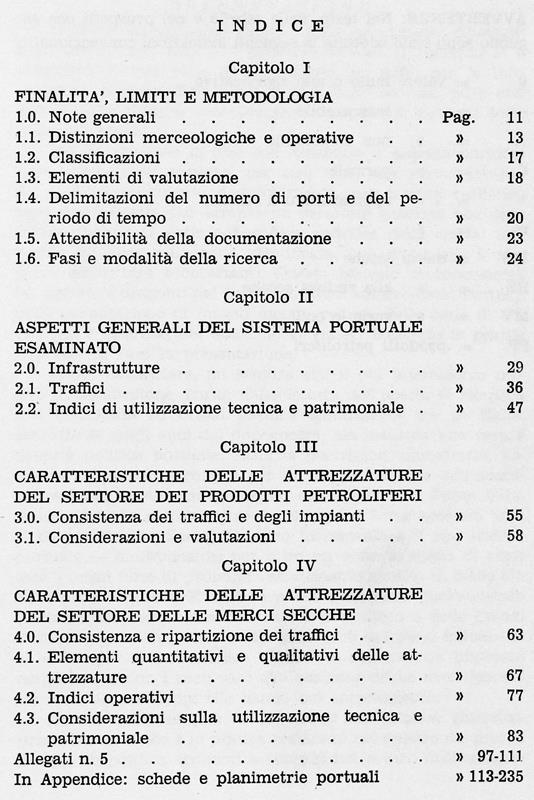 Le Attrezzature Portuali In Italia. Consistenza Livello Tecnologico E Grado Di Utilizzazione. Serie Documenti E Ricerche N. 4